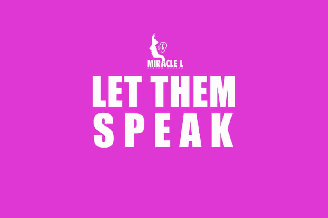 Miracle L speech logo